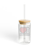 I LOVE CAPRICORNS SIPPER GLASS
