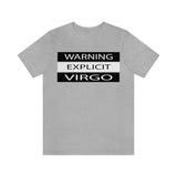 WARNING VIRGO T SHIRT