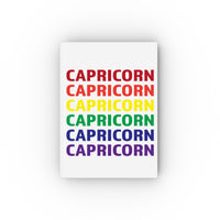 CAPRICORN RAINBOW HARD BACKED JOURNAL