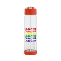 CANCER RAINBOW INFUSER WATER BOTTLE