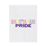 SAGITTARIUS PRIDE VELVETEEN PLUSH BLANKET