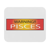 WARNING!! PISCES MOUSEPAD (Rectangle)