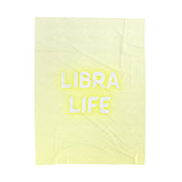 LIBRA LIFE VELVETEEN PLUSH BLANKET