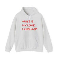 ARIES IS MY LOVE LANGUAGE HOODIE