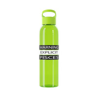 WARNING PISCES WATER BOTTLE