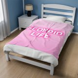 SCORPIO LIFE VELVETEEN PLUSH BLANKET
