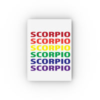 SCORPIO RAINBOW HARD BACKED JOURNAL