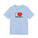 I LOVE SAGITTARIUS T SHIRT