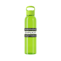 WARNING SAGITTARIUS WATER BOTTLE