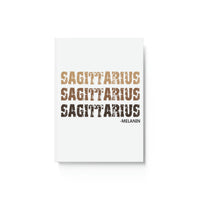 SAGITTARIUS MELANIN HARD BACKED JOURNAL