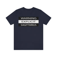 WARNING SAGITTARIUS T SHIRT