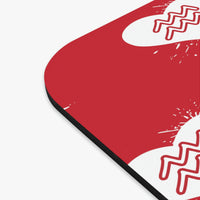 AQUARIUS RED MOUSEPAD (Rectangle)